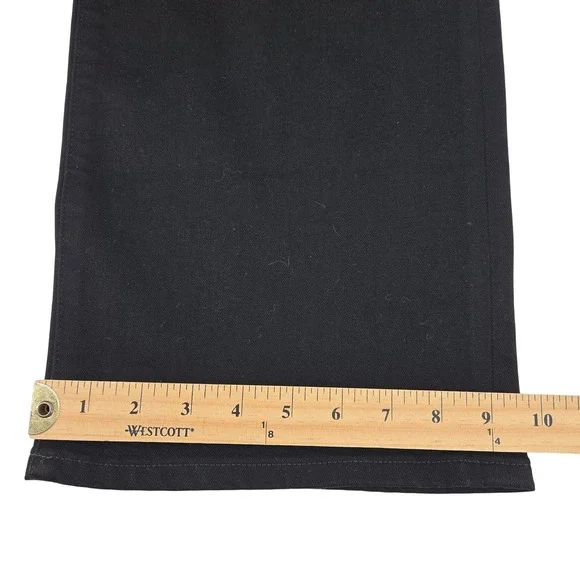 J.Crew Wide-Leg Crop Jeans Womens 26 Black High Rise Stretch Denim Casual - Picture 7 of 8